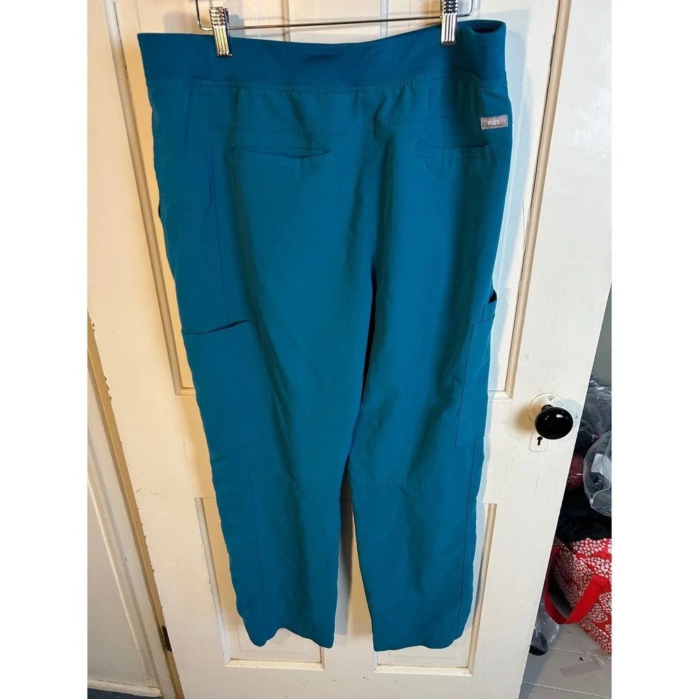 FIGS‎ Men Teal Blue Technical Collection Scrub Pants T2001S Size XL Short